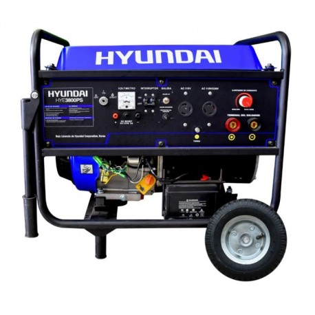 Hyundai HYE3800PS Generador Soldador 3800W 15HP